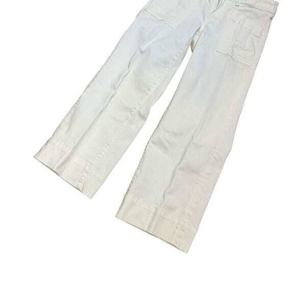 Anthropologie Pilcro Wide-Leg White Denim Jean Pants Size 26 - Picture 10 of 12